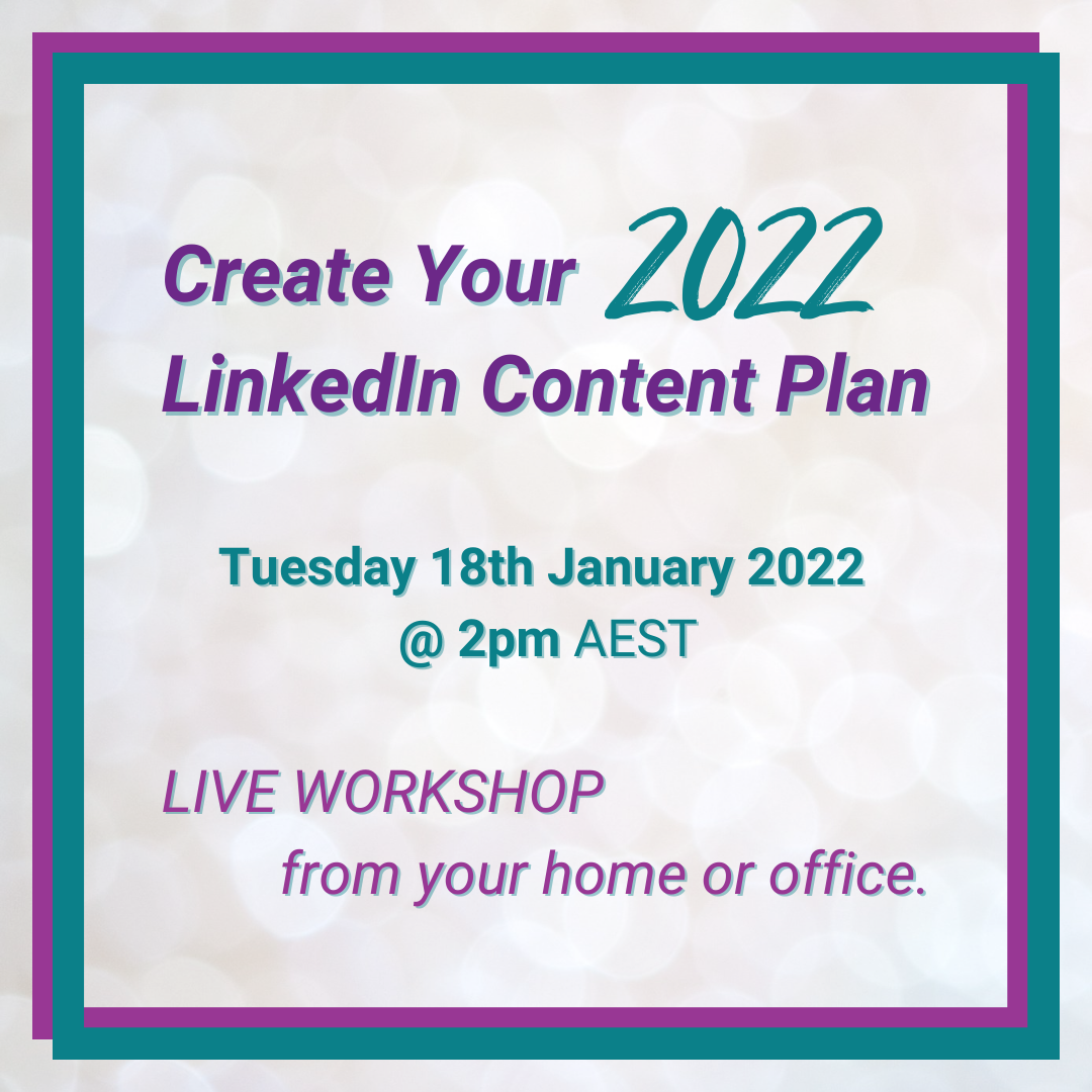 LinkedIn Content Planning Live Workshop